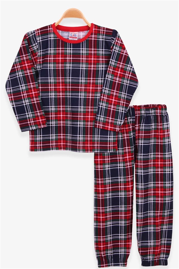 Breeze Erkek Çocuk Pijama Takımı Ekose Desenli Karışık Renk (4-8 Yaş)