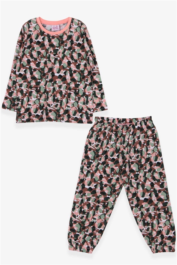 Breeze Kız Çocuk Pijama Takımı Desenli Karışık Renk (4-8 Yaş)