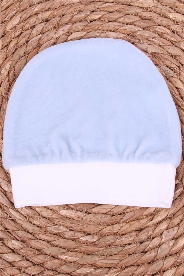 Breeze Yenidoğan Bebek Şapkası Bebe Mavisi (Standart)