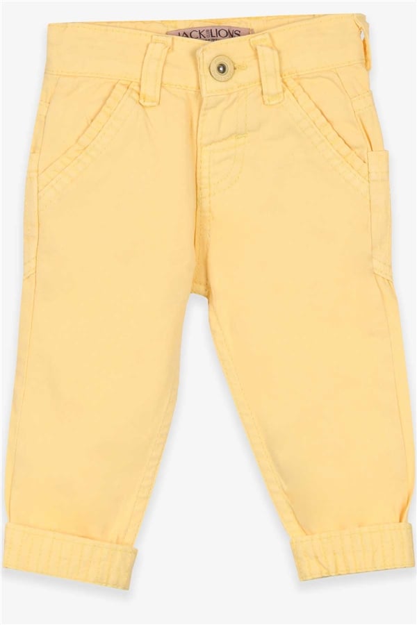 Jack Lions Erkek Çocuk Kot Pantolon Sarı (1-4 Yaş)