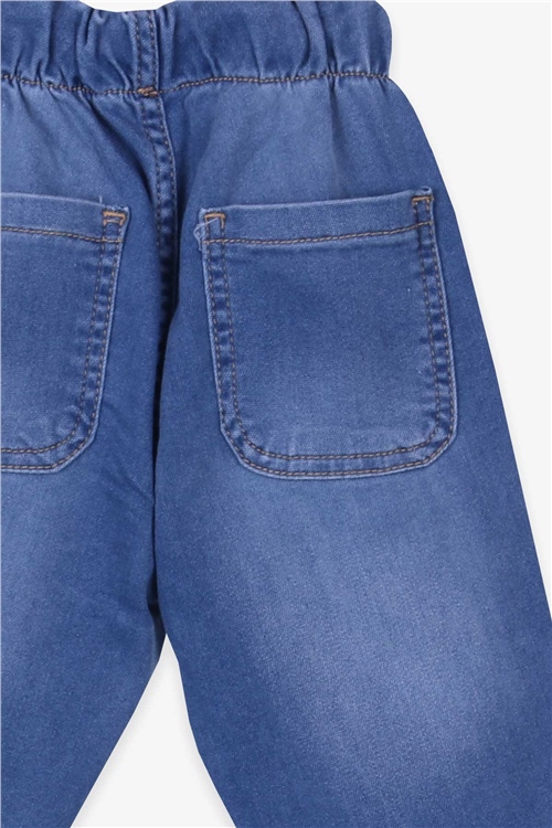 Breeze Erkek Çocuk Kot Pantolon Beli Lastikli Açık Mavi (1-9 Yaş)