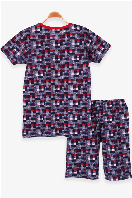 Breeze Erkek Çocuk Şortlu Pijama Takımı Desenli Karışık Renk (9-12 Yaş)