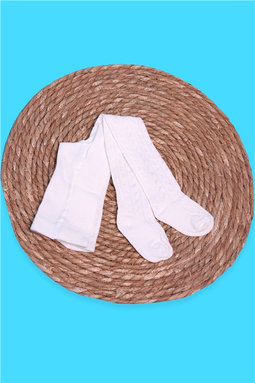 Breeze Kız Çocuk Külotlu Çorap Ekru (6-36 Ay)