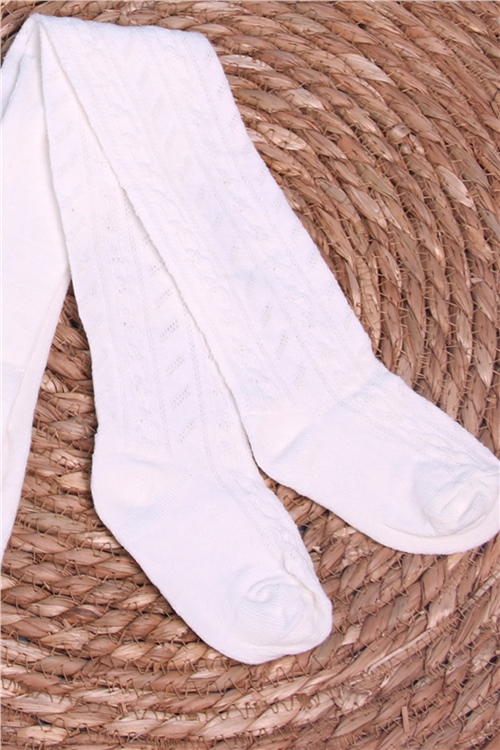 Breeze Kız Çocuk Külotlu Çorap Ekru (6-36 Ay)