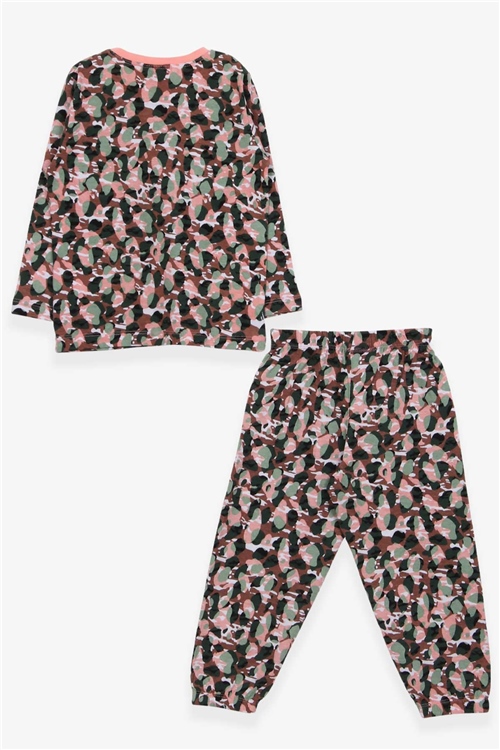 Breeze Kız Çocuk Pijama Takımı Desenli Karışık Renk (4-8 Yaş)