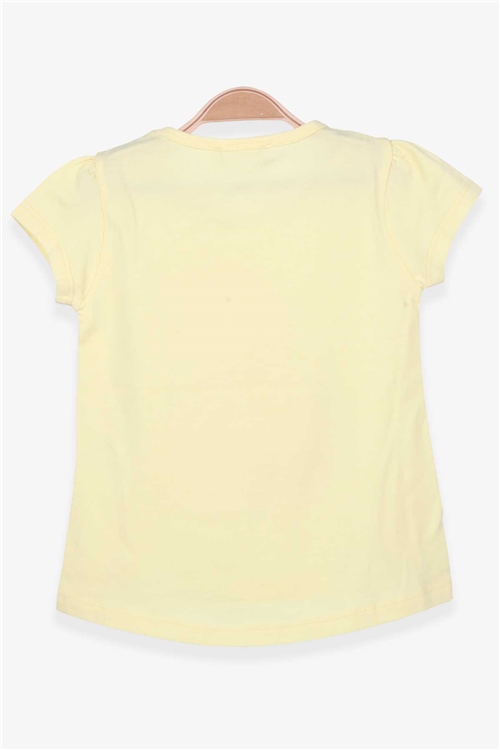 Breeze Kız Çocuk Tişört Unicorn Baskılı Sarı (2-6 Yaş)