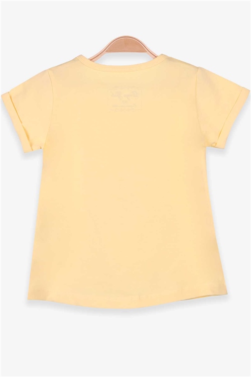Breeze Kız Çocuk Tişört Unicorn Sarı (2-6 Yaş)