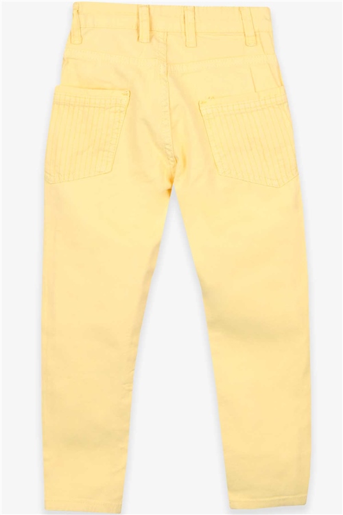 Jack Lions Erkek Çocuk Gabardin Pantolon Basic Sarı (5-16 Yaş)