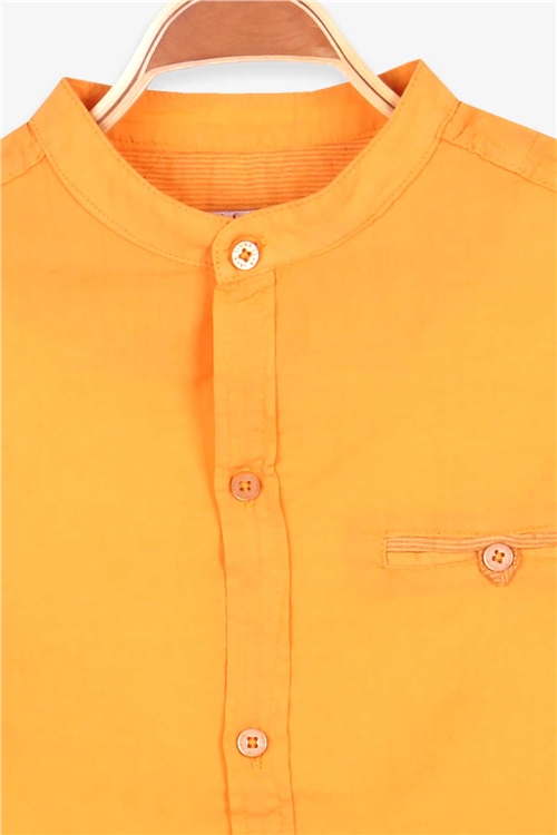 Jack Lions Erkek Çocuk Gömlek Basic Hardal Sarı (5-14 Yaş)