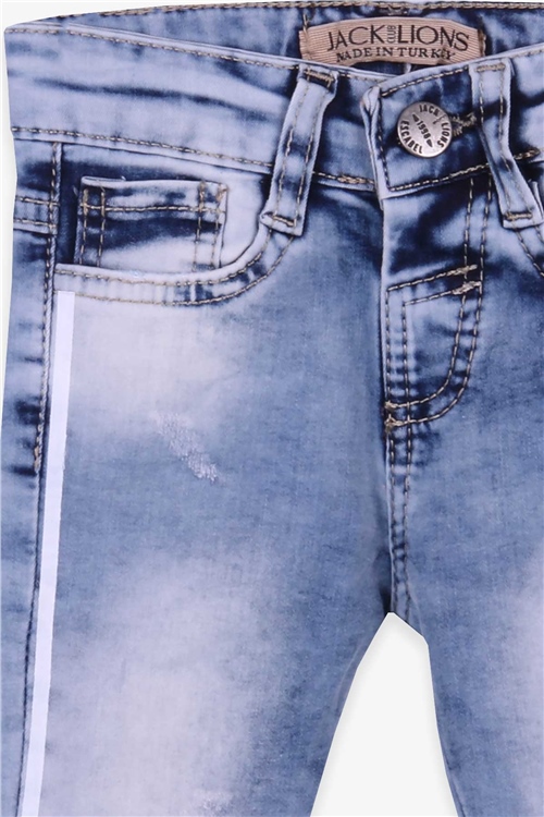Jack Lions Erkek Çocuk Kot Pantolon Double Paça Açık Mavi (1-4 Yaş)