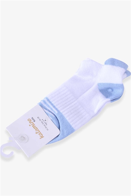 Katamino Kız Çocuk Sportif Patik Çorap Açık Mavi (1-2-13-14 Yaş)