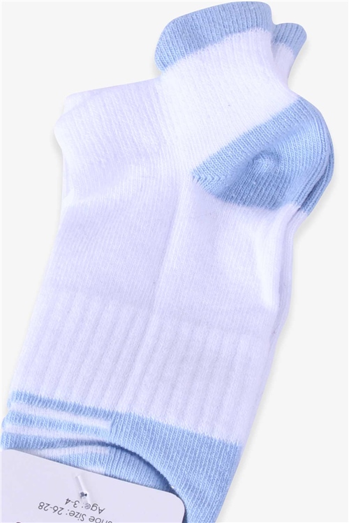 Katamino Kız Çocuk Sportif Patik Çorap Açık Mavi (1-2-13-14 Yaş)